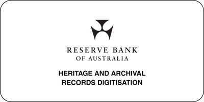 Reserve Bank of Australia Panel Heritage and Archival Digitisation